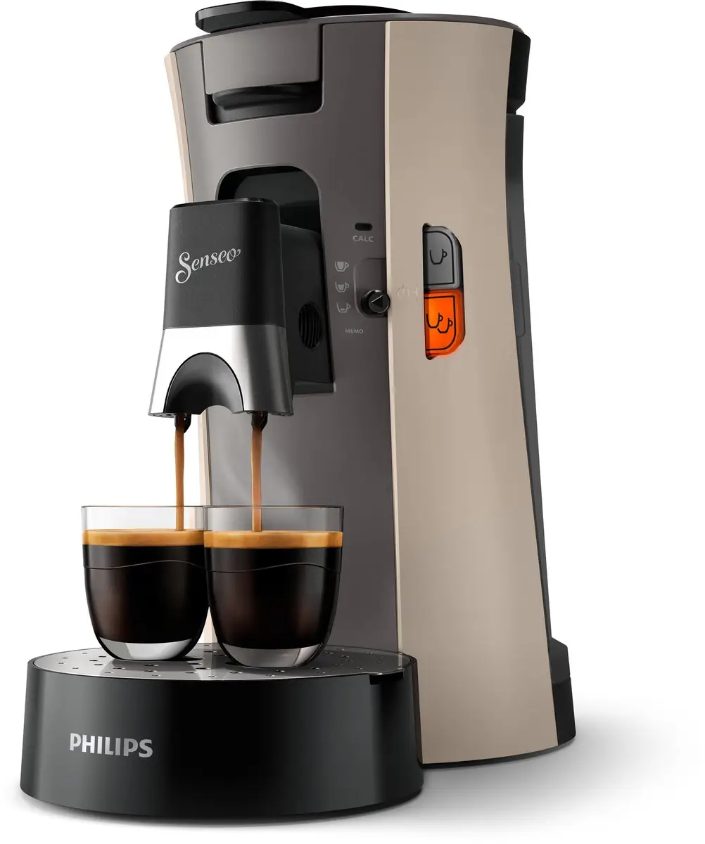 Philips Senseo Select Koffiepadmachine CSA240/30 - Keuze uit 1 of 2 Kopjes