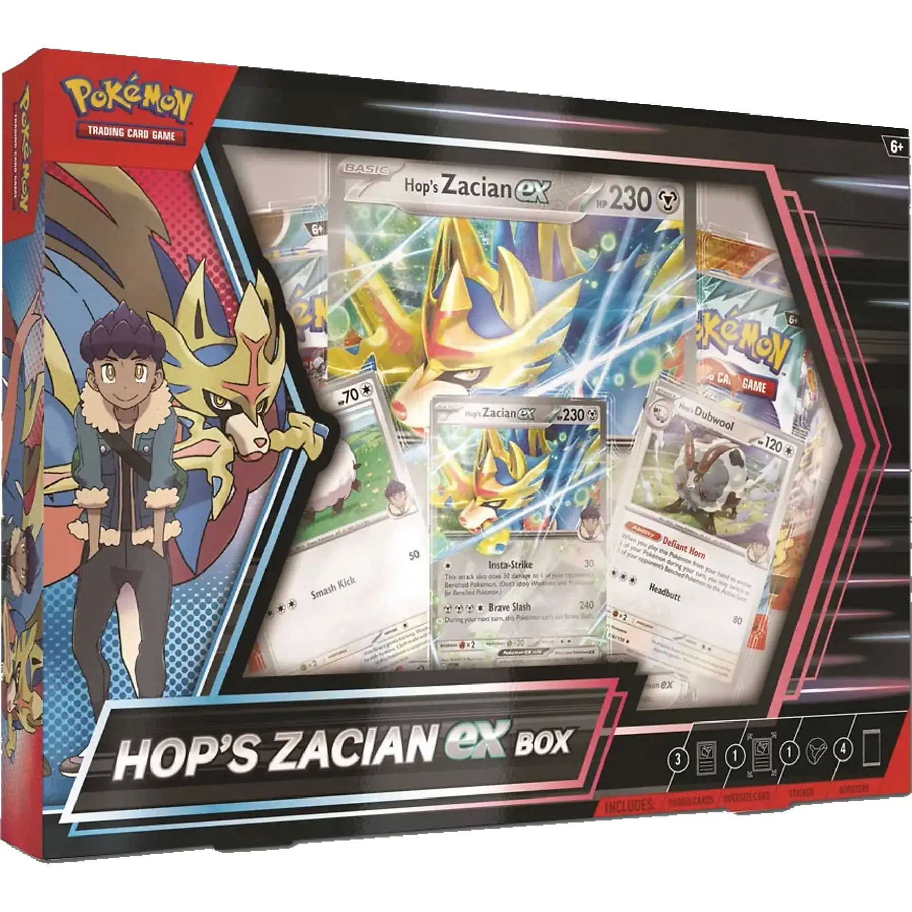 Hoge Korting Pokémon - EX Box: Hop's Zacian EX