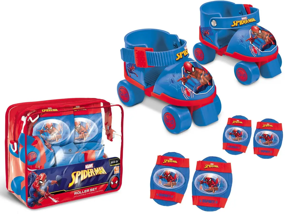 Spiderman Rolschaatsen met Beschermset, mt 22-29