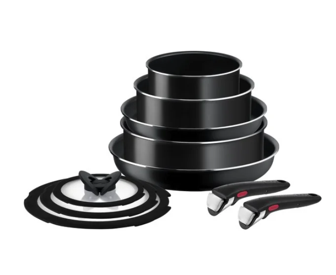 EXTRA ZOMERKORTING  VAN € 15,00 . GRIJP JE KANS !!!! Tefal Ingenio Easy Cook &amp; Clean Pannenset - 10-delig - Niet geschikt voor inductie