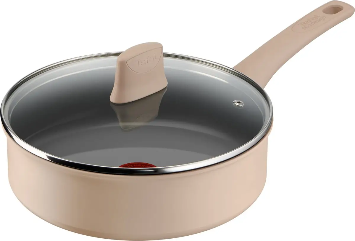 Tefal Revive - Hapjespan - Ø24 cm - Met Deksel - Keramisch - PFAS-vrij - Geschikt voor Inductie