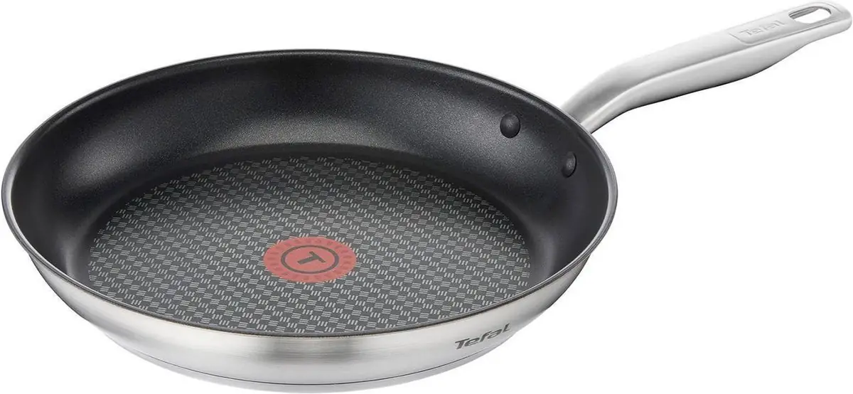 Tefal Virtuoso - Koekenpan - Ø 30 cm - Geschikt voor Inductie - RVS - Anti-aanbaklaag