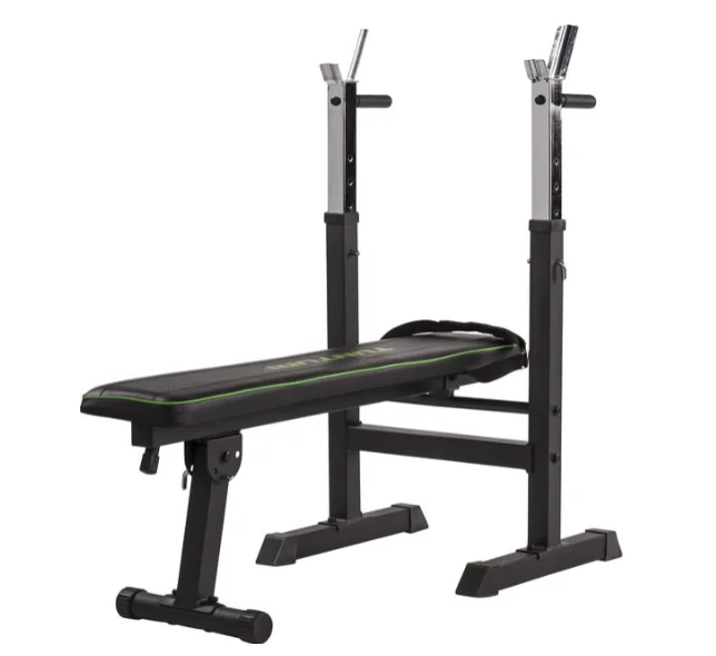 Tunturi WB20 Halterbank - Fitnessbank - Trainingsbank - Utility bench - Opklapbaar - Bankdrukbank - Kleur: zwart