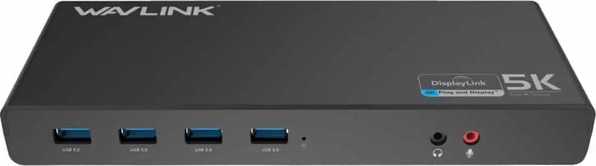 Wavlink USB-C Universal Docking Station met Dual 4K Display + 9 andere poorten - Geschikt voor ALLE Laptop en MacBooks!