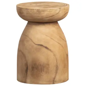 WOOOD Bink Kruk - Hout - Naturel - 40x28x28 — Doosschade