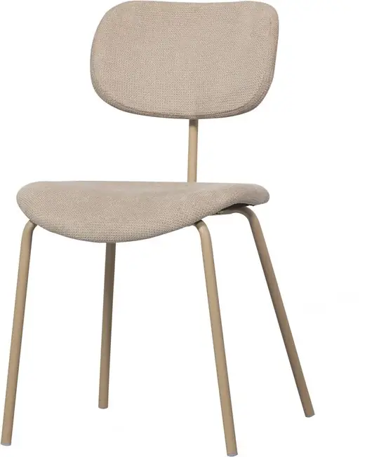 WOOOD Eetkamerstoel Link - Kunststof - Zand - 78x54x45