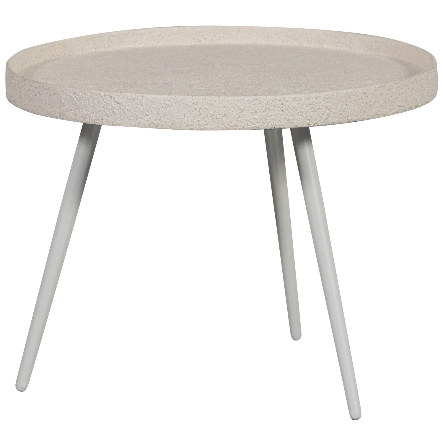 WOOOD Essentials  Bounds bijzettafel L hout/metaal naturel 44xø58 cm