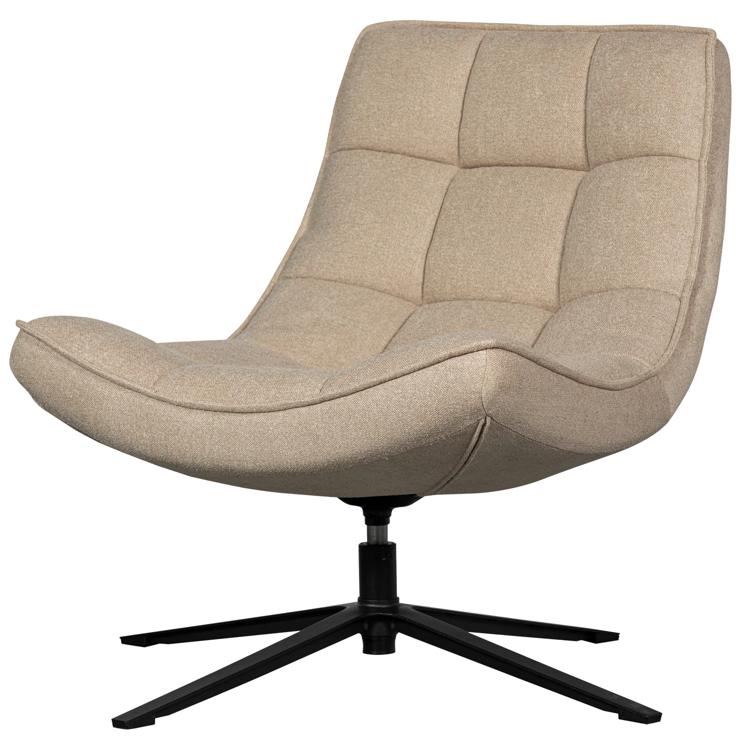 WOOOD Essentials  Maudi draaifauteuil naturel