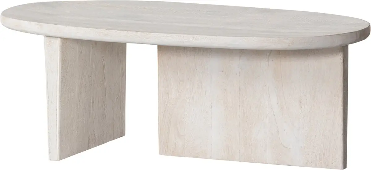 WOOOD Seam Salontafel - Mangohout - Naturel - 40x110x60 cm